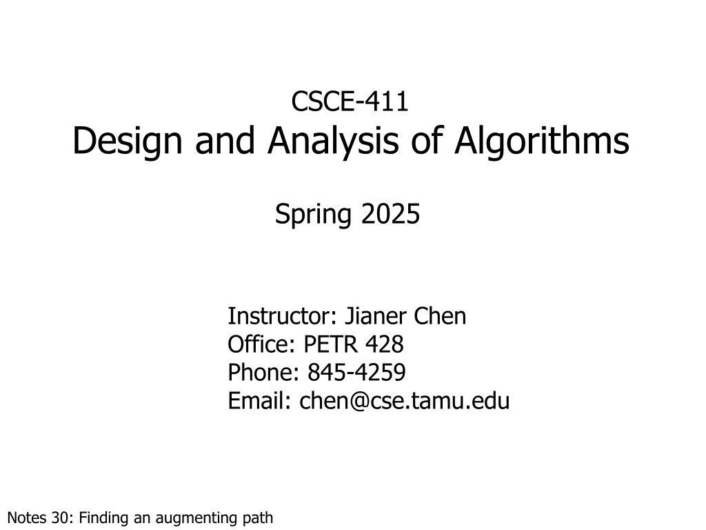 csce 411 n.w