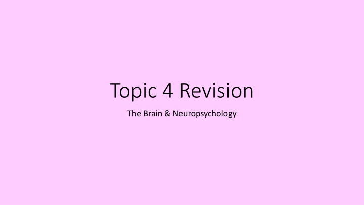 topic 4 revision n.w