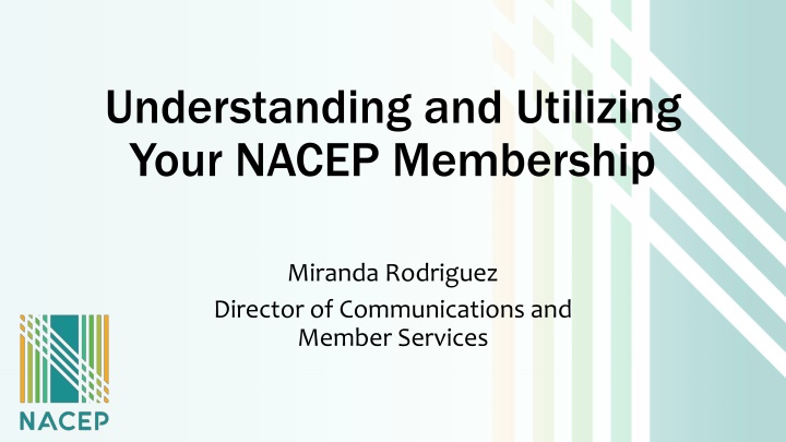 understanding and utilizing your nacep membership n.w