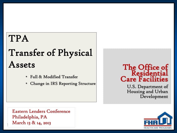 tpa tpa transfer of physical transfer of physical n.w