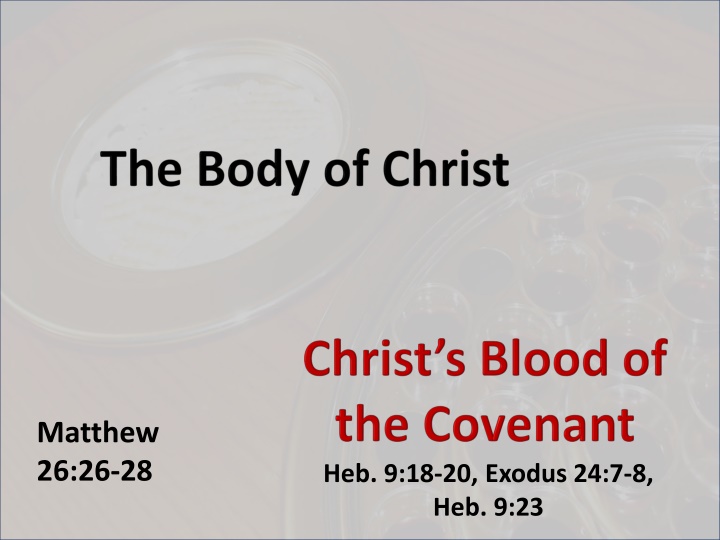 matthew 26 26 28 n.w