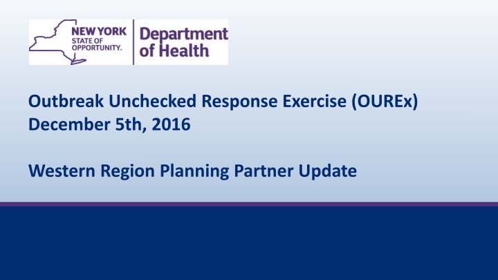 outbreak unchecked response exercise ourex n.w