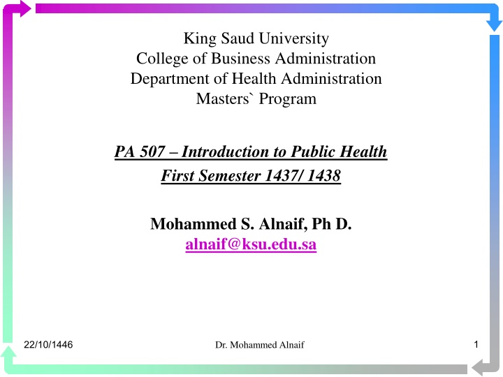 king saud university college of business n.w