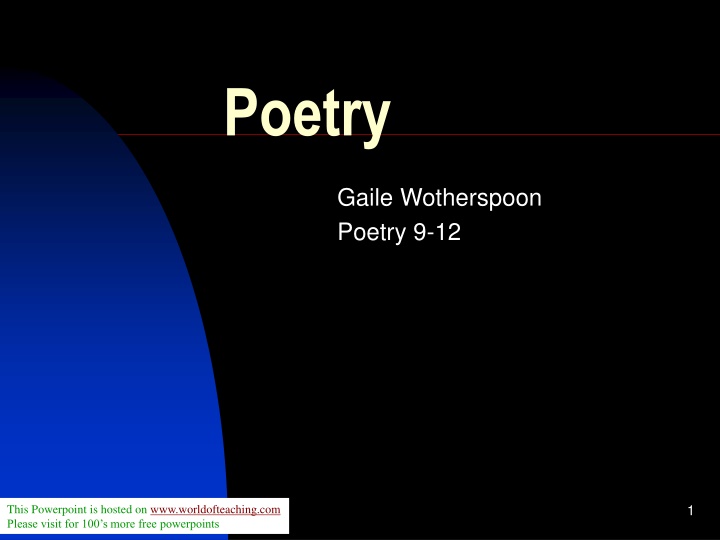 poetry n.w