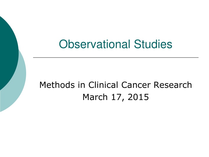 observational studies n.w