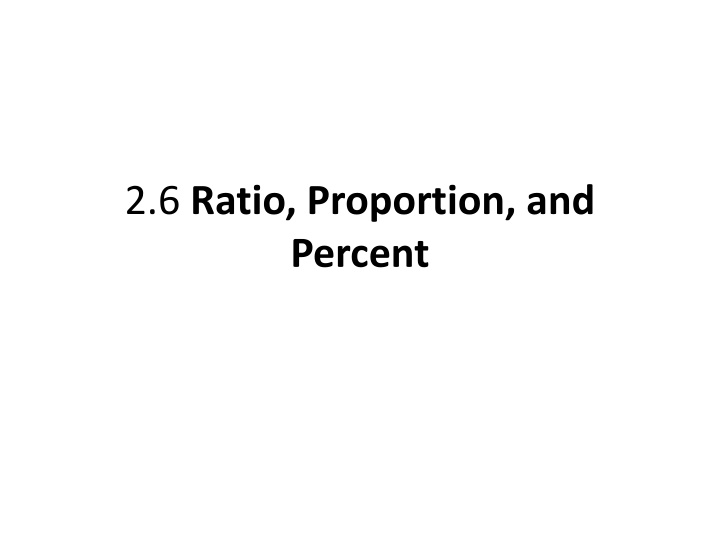 2 6 ratio proportion and percent n.w