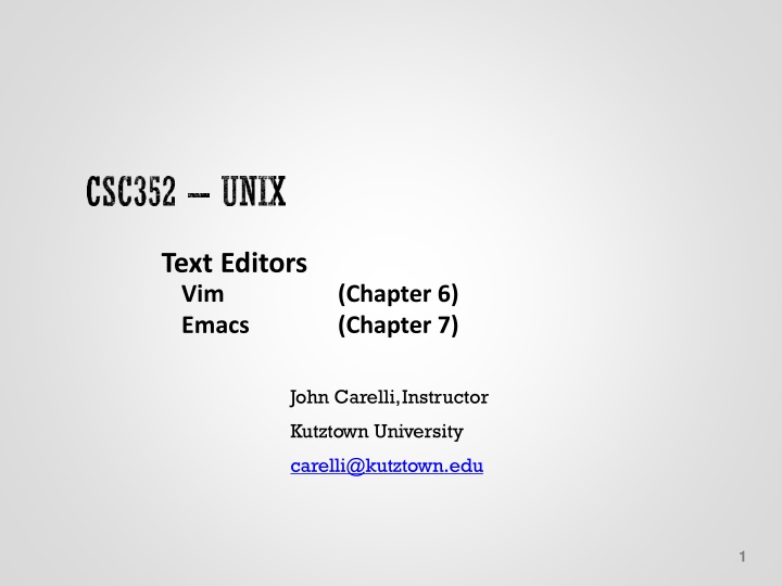 text editors n.w