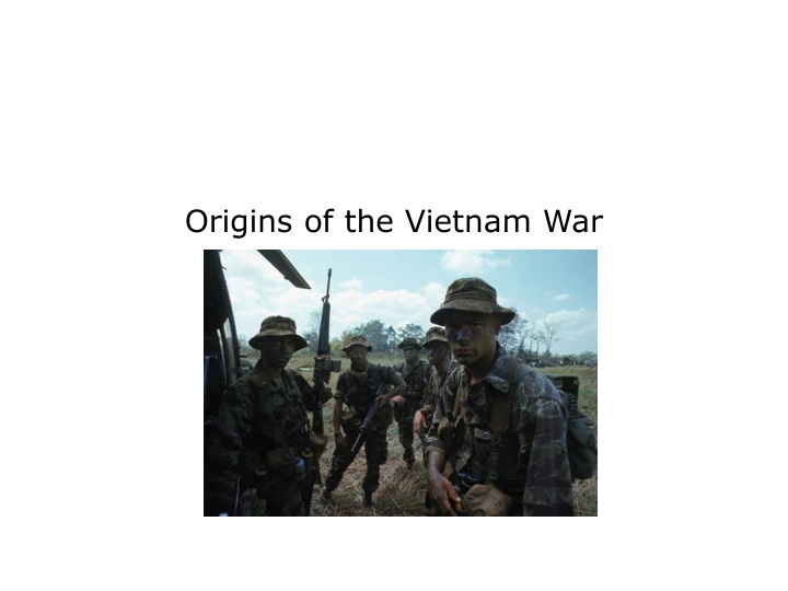 origins of the vietnam war n.w