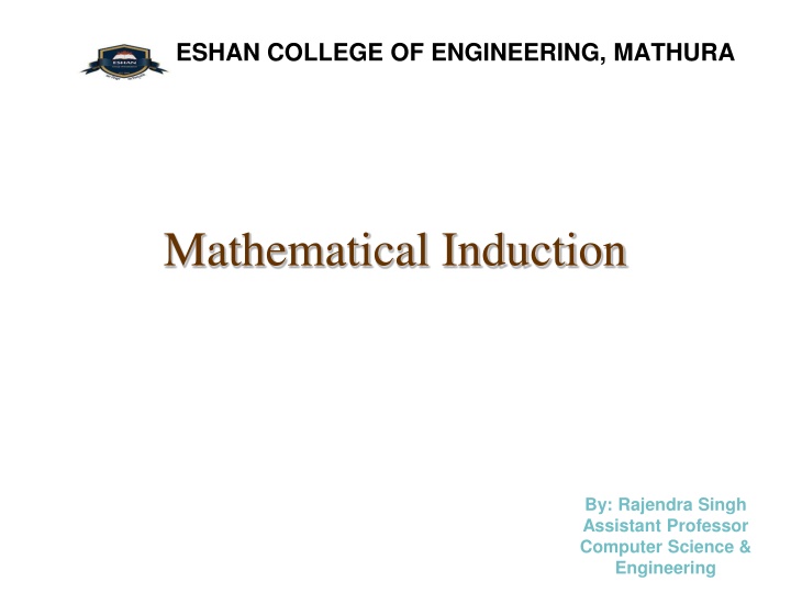Mathematical Induction: Example on Postage Stamps