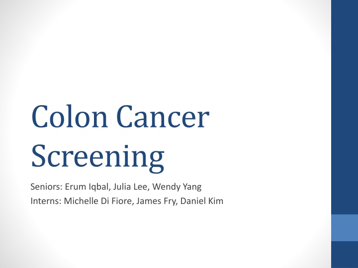 colon cancer screening n.w