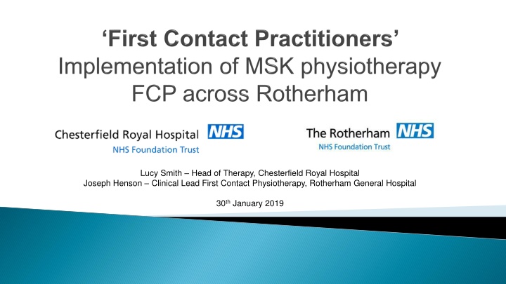 lucy smith head of therapy chesterfield royal n.w