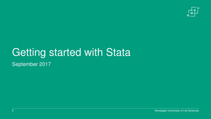 getting started with stata n.w