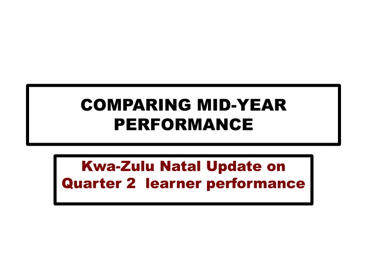comparing mid year performance n.w