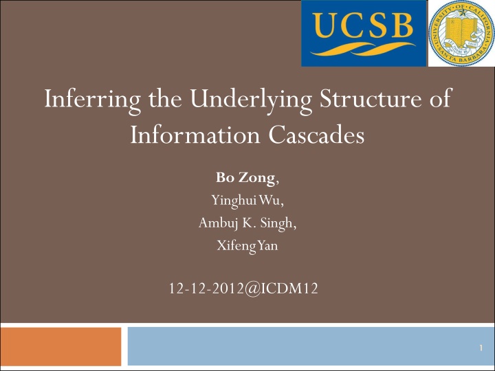 inferring the underlying structure of information n.w
