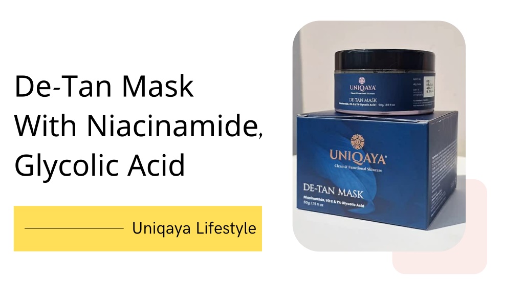 de tan mask with niacinamide glycolic acid n.w