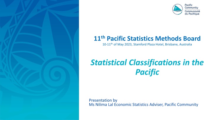 11 th pacific statistics methods board n.w