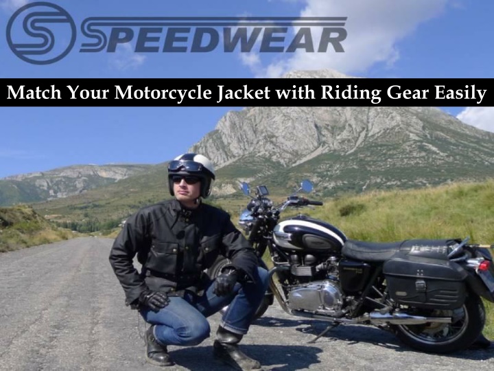Match Your Motorcycle Jacket with Riding Gear Easily