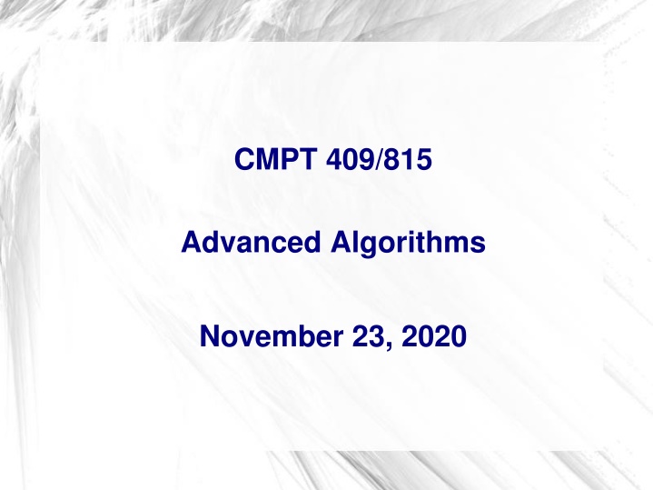 cmpt 409 815 n.w