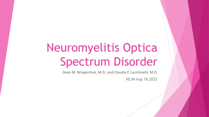 neuromyelitis optica spectrum disorder n.w