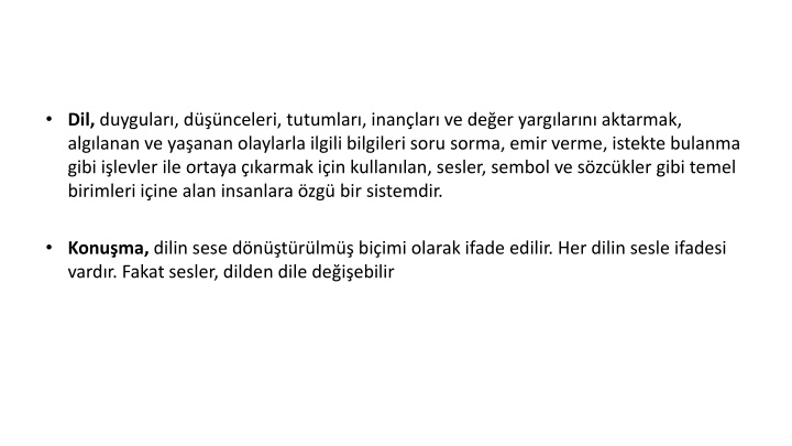 dil duygular d nceleri tutumlar inan n.w