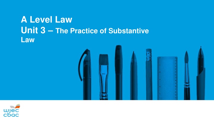 a level law unit 3 the practice of substantive law n.w