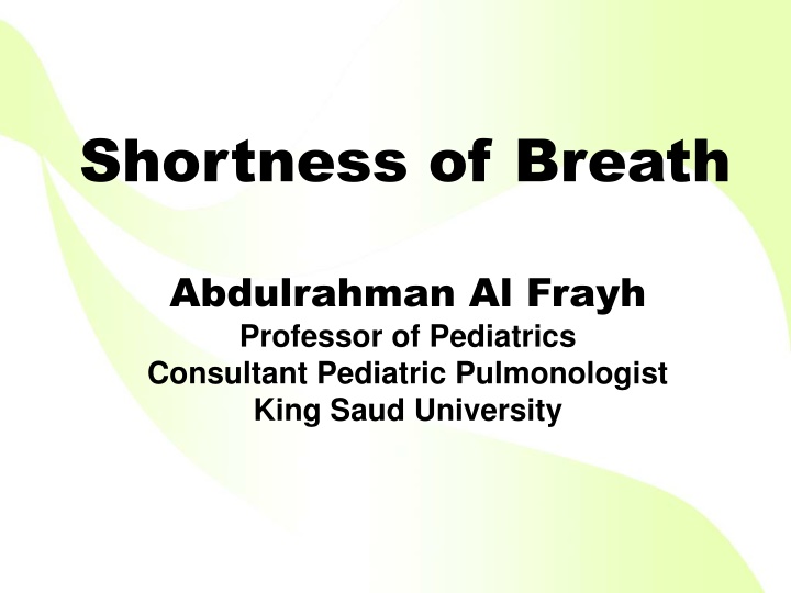 shortness of breath n.w
