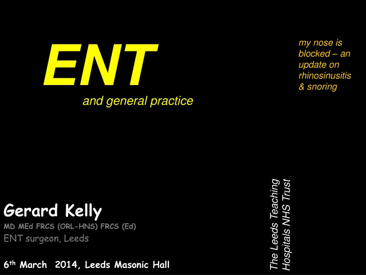 ent and general practice n.w