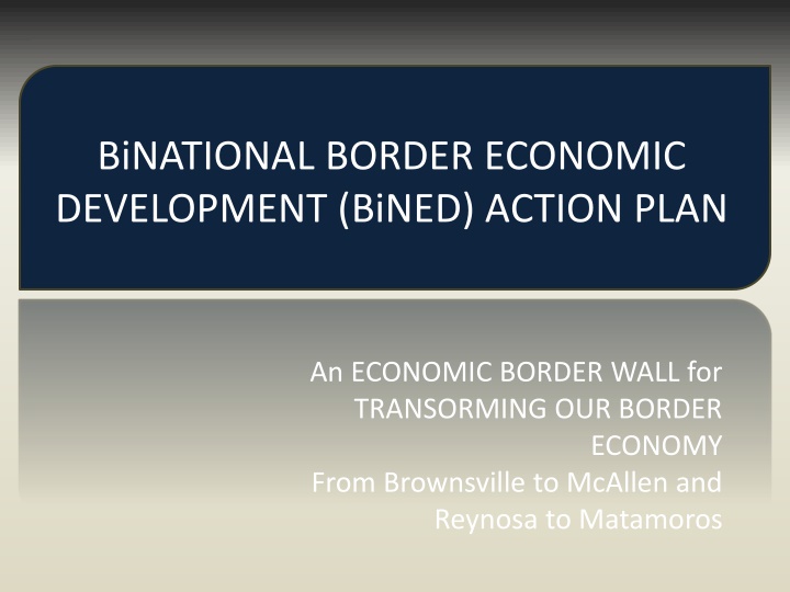 binational border economic development bined n.w