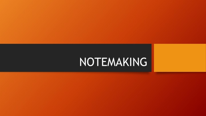 notemaking n.w
