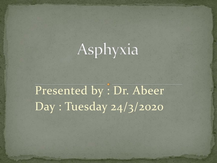 asphyxia n.w