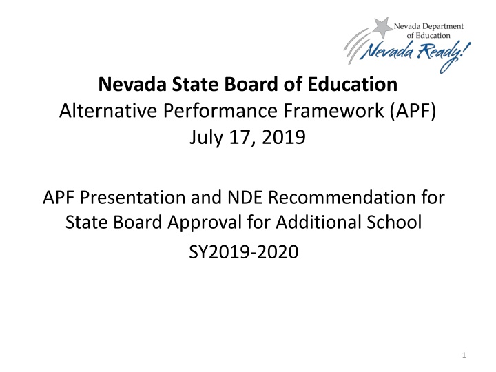 nevada state board of education alternative n.w