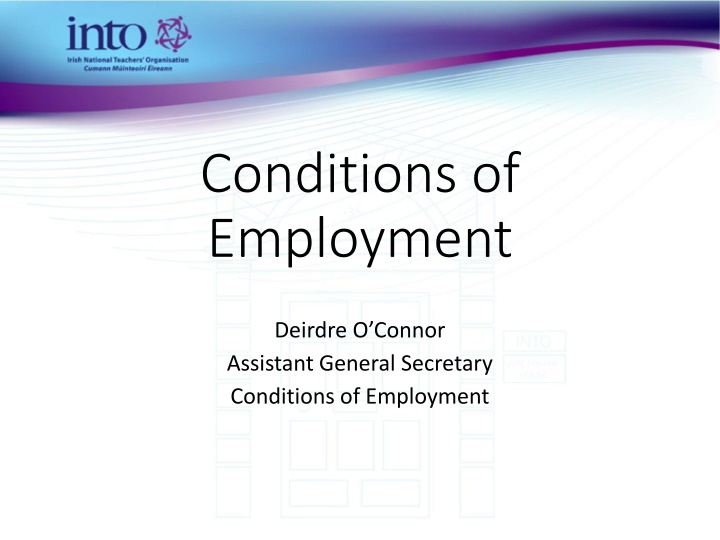 conditions of employment n.w