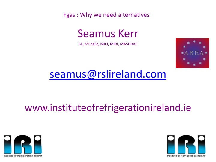 fgas why we need alternatives n.w