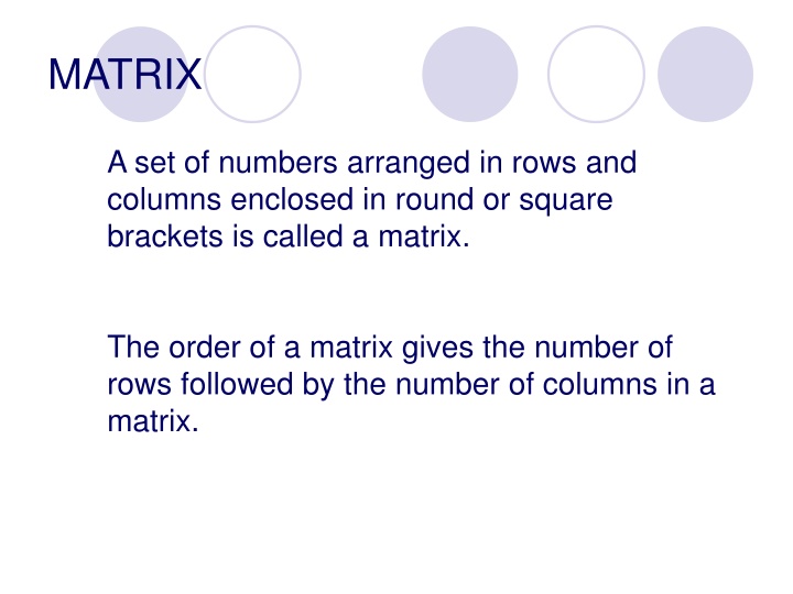 matrix n.w