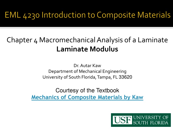 chapter 4 macromechanicalanalysis of a laminate n.w