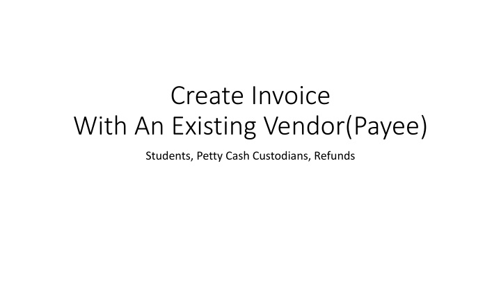 create invoice n.w