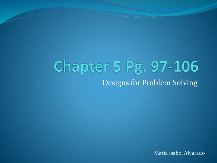 designs for problem solving n.w