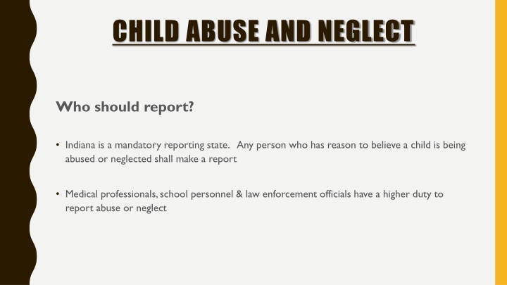 child abuse and neglect n.w