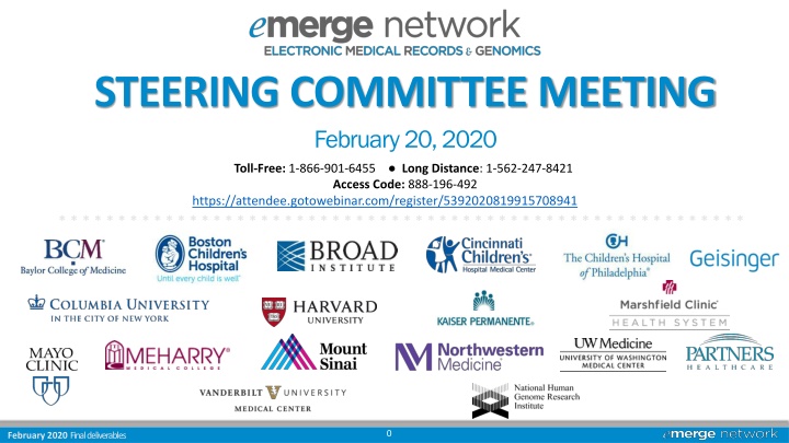 steering committee meeting february 20 2020 n.w