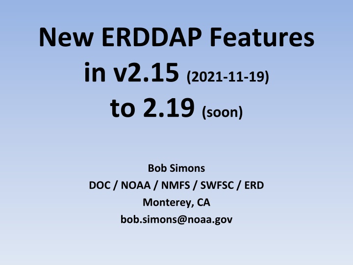 new erddap features in v2 15 2021 n.w