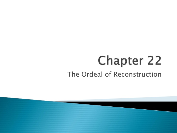 the ordeal of reconstruction n.w