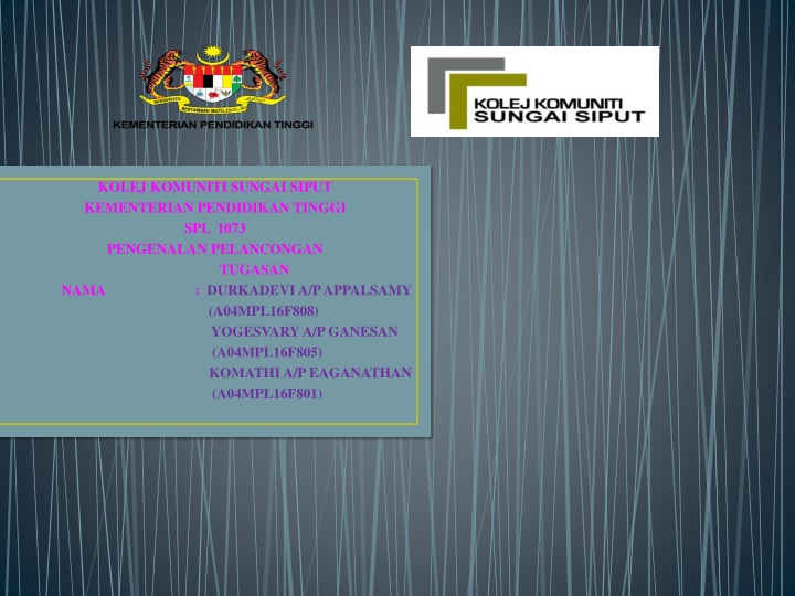 kolej komuniti sungai siput kementerian n.w