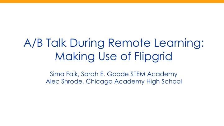 Engaging Learning Through Remote Video Protocol