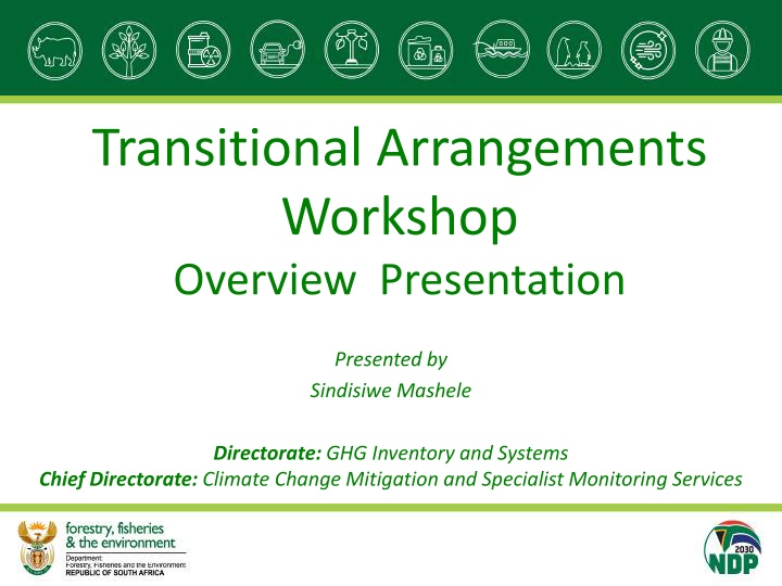 transitional arrangements workshop overview n.w