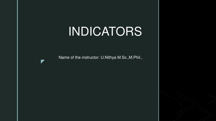 indicators n.w