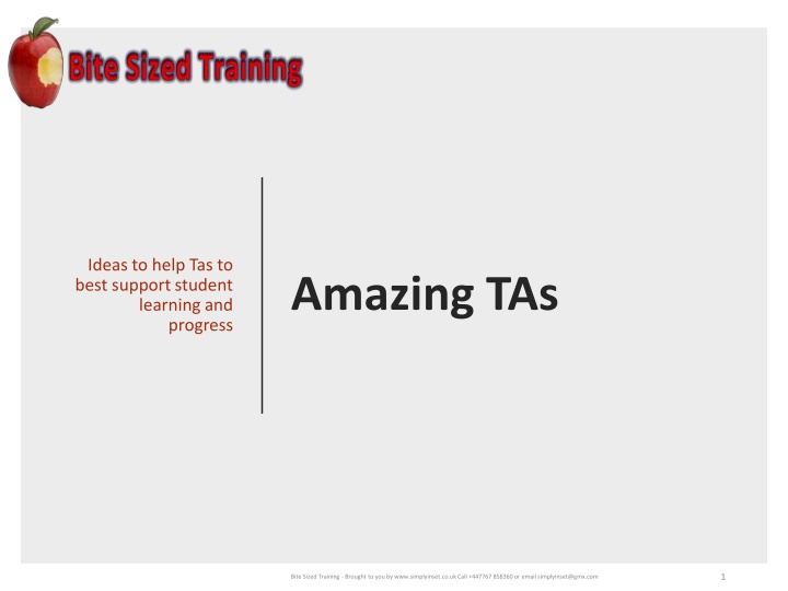 ideas to help tas to best support student n.w
