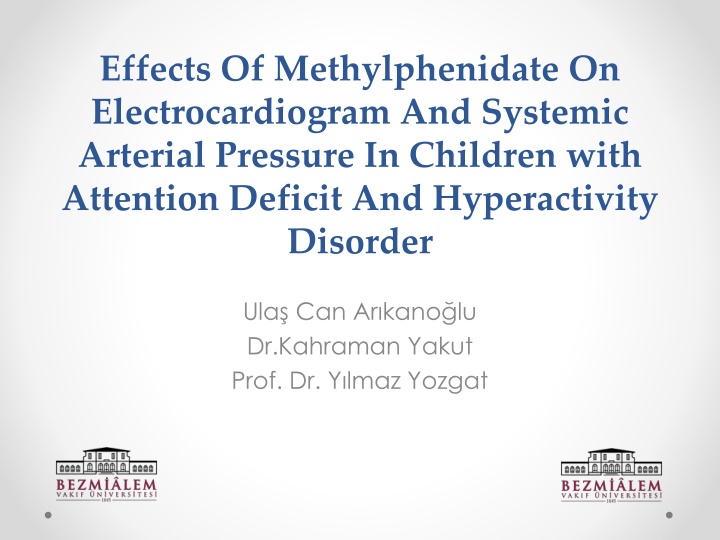 effects of methylphenidate on electrocardiogram n.w