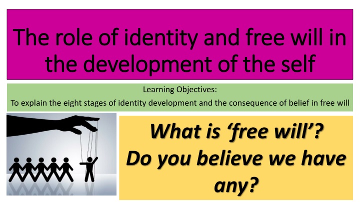 the role of identity and free will in the role n.w