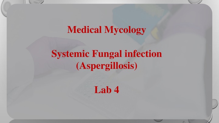 medical mycology n.w