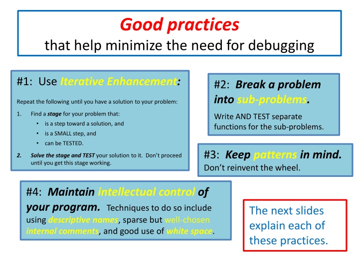 good practices n.w